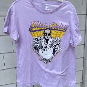 Elton John Lavender Tee Unisex